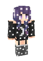 Space girl — Minecraft skin, rasm 1