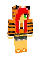 Red cat girl