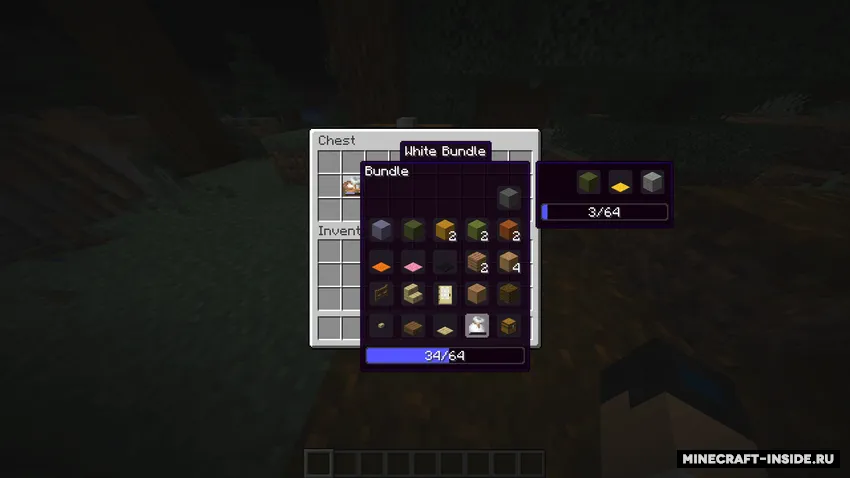 Nested Bundle Viewer — Minecraft mod, rasm 2