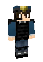 Politsiyachi Kompot — Minecraft skin, rasm 1
