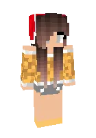 Christmas girl — Minecraft skin, rasm 1