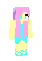 Fluttershy — Minecraft skin, rasm 1
