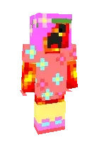 Girl lava creeper