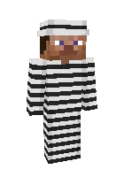 Steve the jailer — Minecraft skin, rasm 1