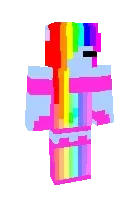 Rainbow power girl