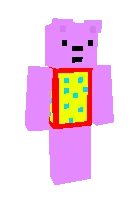Rainbow mouse — Minecraft skin, rasm 1