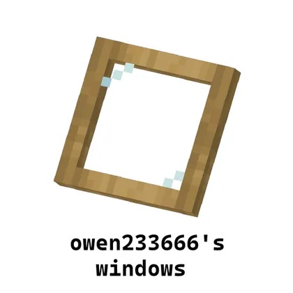 owen233666's windows — Minecraft mod, rasm 1