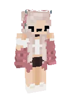 Sariq sochli qiz — Minecraft skin, rasm 1