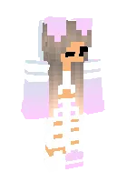 Zo'r pushti qiz — Minecraft skin, rasm 1
