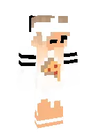 Pitsa qiz — Minecraft skin, rasm 1