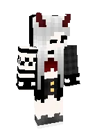 Demon qiz — Minecraft skin, rasm 1