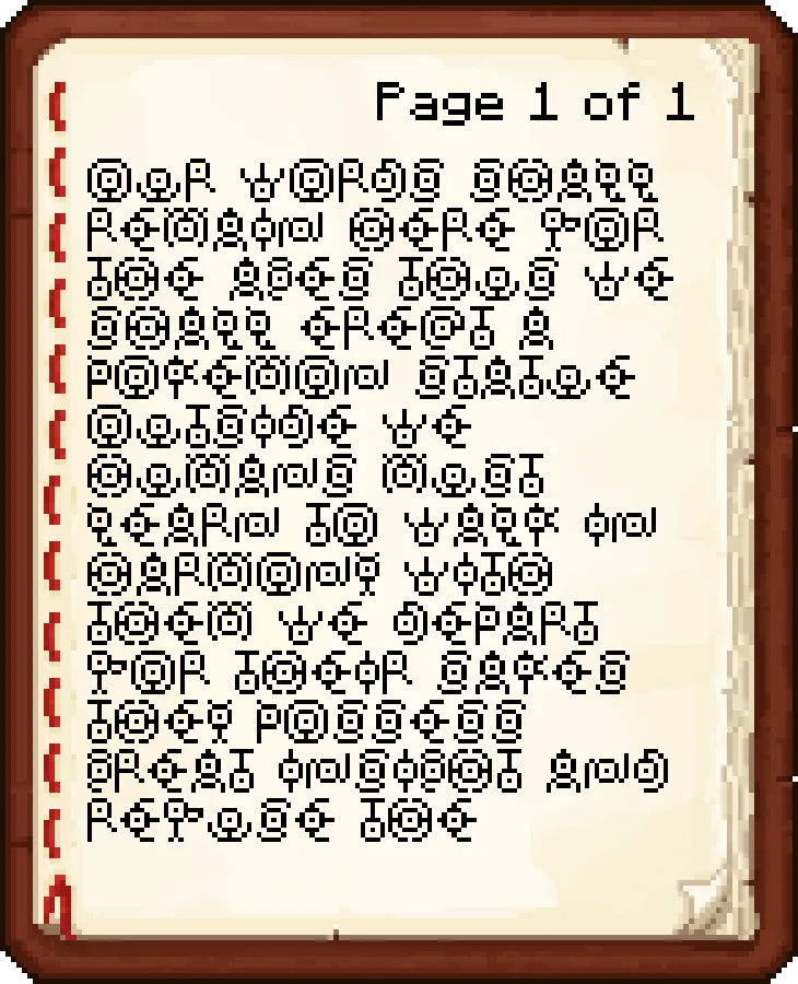Unown Font — Minecraft mod, rasm 4