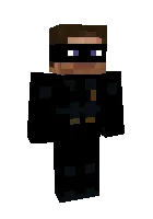 Pichoq va to'pponchali — Minecraft skin, rasm 1
