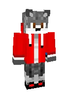 Junli bo'ri — Minecraft skin, rasm 1