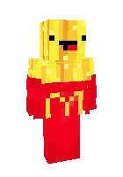 Kartoshka fri — Minecraft skin, rasm 1