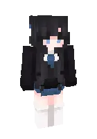 Anime qiz — Minecraft skin, rasm 1