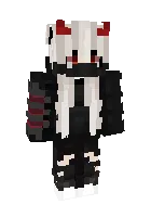 Vampir qiz — Minecraft skin, rasm 1