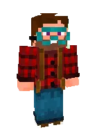 Nerkin — Minecraft skin, rasm 1