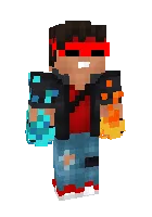 Fledekey — Minecraft skin, rasm 1