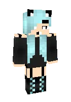 Ayyor qiz — Minecraft skin, rasm 1