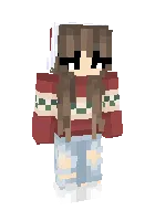 Yangi yil go'zali — Minecraft skin, rasm 1