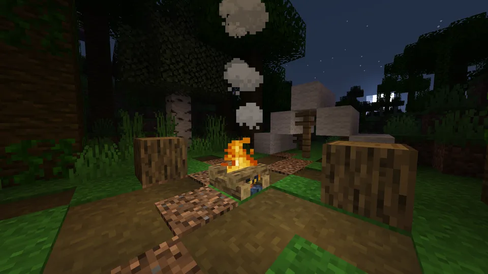 Campfire Resting — Minecraft mod, rasm 2
