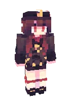 Hu Tao — Minecraft skin, rasm 1