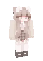 O'quvchi qiz — Minecraft skin, rasm 1