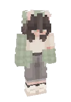 Yoqimtoy qurbaqa — Minecraft skin, rasm 1