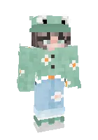 Qurbaqa uchun skin — Minecraft skin, rasm 1