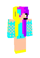 Buzilgan xunuk skin — Minecraft skin, rasm 1