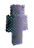 G'ayrioddiy 3D skin — Minecraft skin, rasm 1