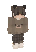 Ayiq uslubidagi bola — Minecraft skin, rasm 1