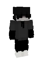 Qora tanli bola — Minecraft skin, rasm 1