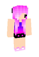 Pushti qiz — Minecraft skin, rasm 1
