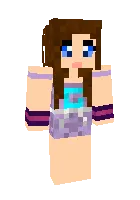 Yozgi qiz — Minecraft skin, rasm 1