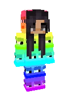 Kamalak qiz — Minecraft skin, rasm 1