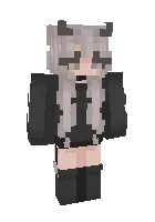 Qora kiyimdagi demon qiz