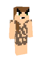 Telba daydi qiz — Minecraft skin, rasm 1
