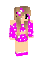 Pushti yoqimtoy — Minecraft skin, rasm 1