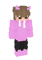 Pushti kiyimdagi bola — Minecraft skin, rasm 1