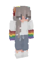 Kamalak qiz — Minecraft skin, rasm 1