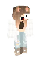 Katta ko‘zlar — Minecraft skin, rasm 1