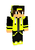 Sariq geymer — Minecraft skin, rasm 1