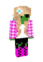 Zombi qiz — Minecraft skin, rasm 1