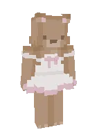 Ko'ylakdagi ayiq — Minecraft skin, rasm 1