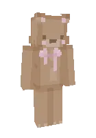 Yoqimli ayiq — Minecraft skin, rasm 1