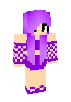 Binafsharang pari — Minecraft skin, rasm 1