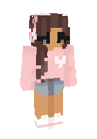 Gulchi qiz — Minecraft skin, rasm 1