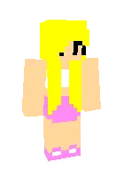 Yorqin qizcha — Minecraft skin, rasm 1